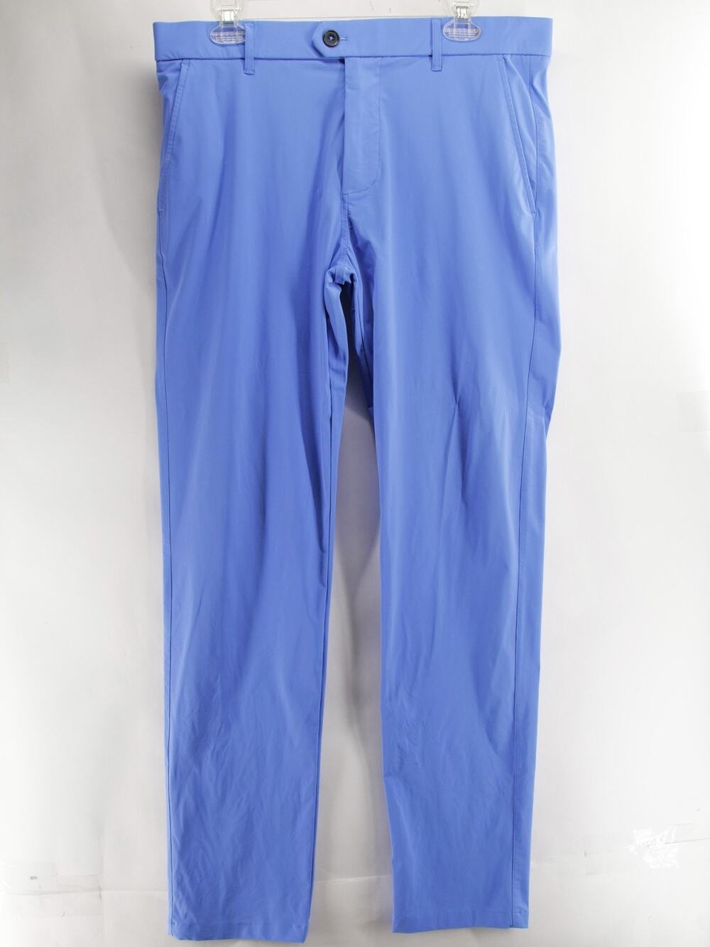Greyson Men's 34x32 Blue Golf Performance Pants Stretch Athletic Elastane Blend